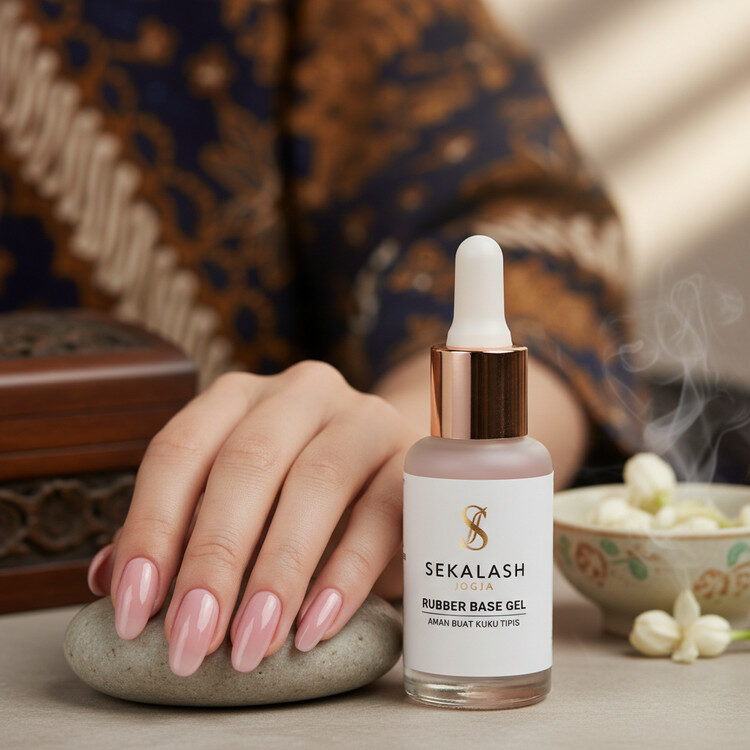 Aman Buat Kuku Tipis: Review Rubber Base Gel di Sekalash Jogja