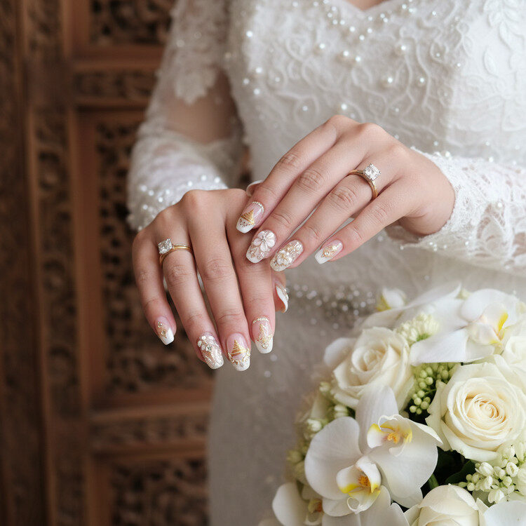 Inspirasi Wedding Nail Art Jogja yang Bikin Kukumu Mempesona di Hari Spesial