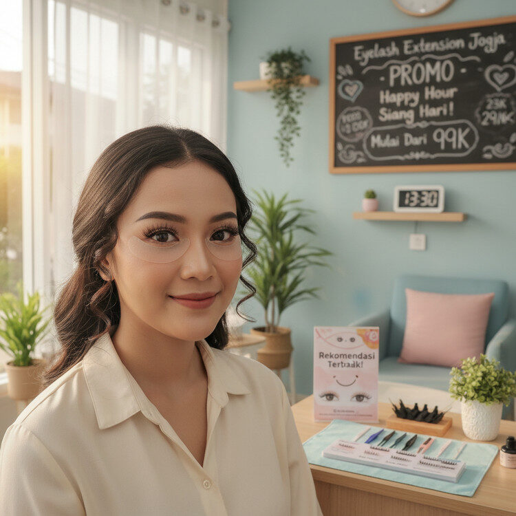 Rekomendasi Eyelash Extension Jogja Murah dengan Promo Happy Hour Siang Hari