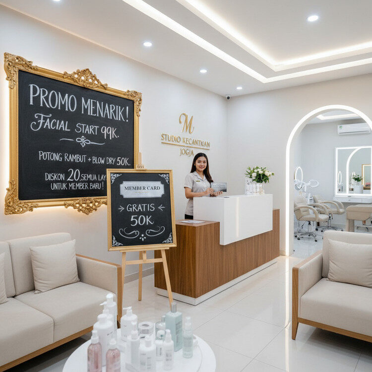 Studio Kecantikan Jogja dengan Promo Menarik & Member Card Gratisan