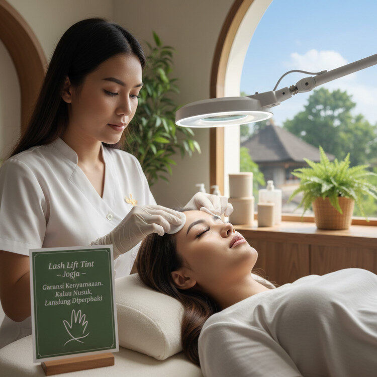 Lash Lift Tint Jogja Dengan Garansi Kenyamanan, Kalau Nusuk Langsung Diperbaiki