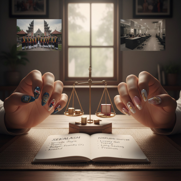 Battle Review Nail Art Wisuda Jogja: Sekalash Vs Narumi Beauty Bar, Mana Lebih Worth It?