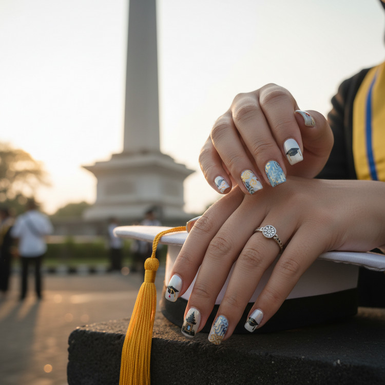 Inspirasi Nail Art Wisuda Jogja Untuk Fresh Look di Hari Spesialmu